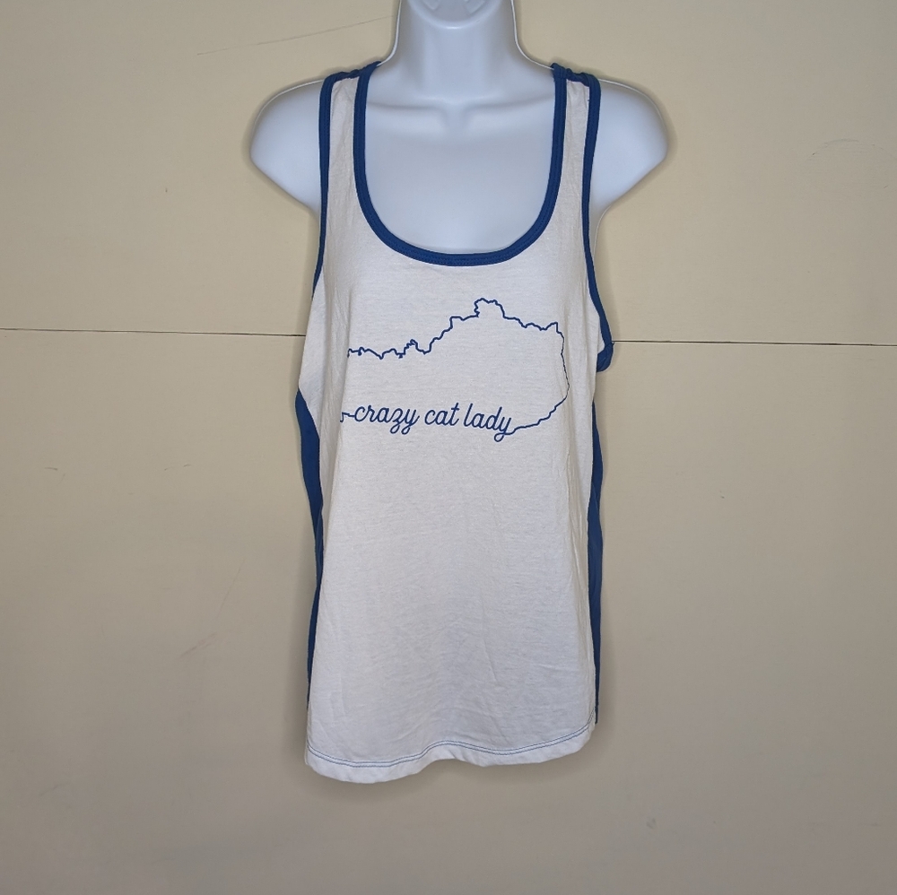 Kentucky Crazy Cat Lady University of Kentucky Wildcats Tank Top